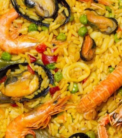 Bobby Flay Paella recipe