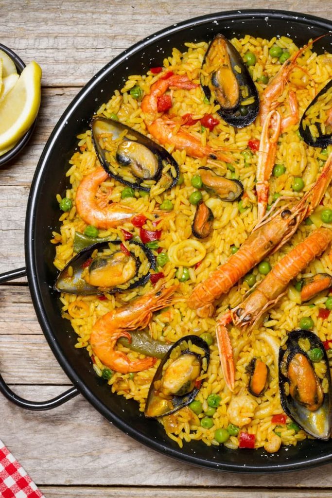 Bobby Flay Paella recipe
