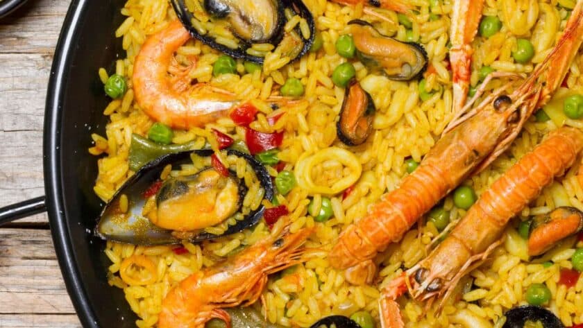 Bobby Flay Paella recipe