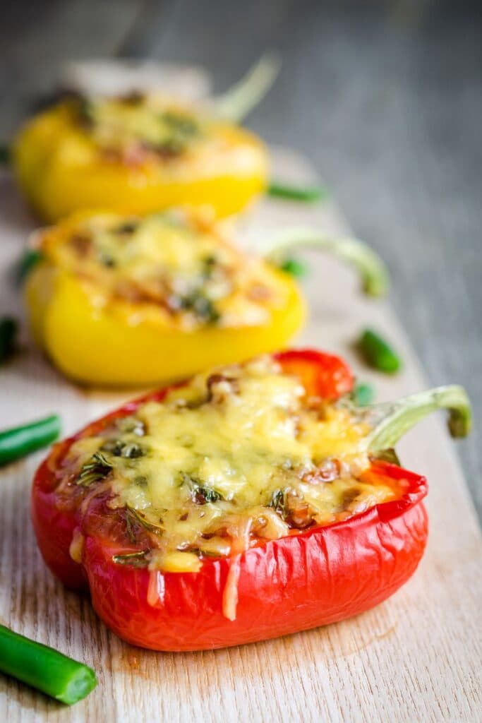 Bobby Flay Stuffed Peppers recipe