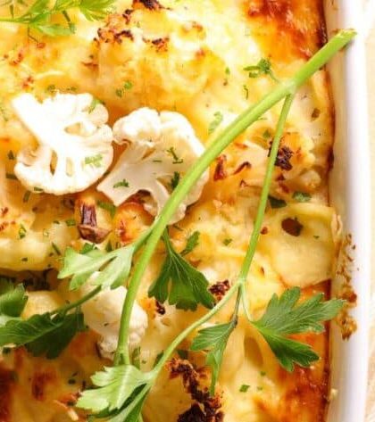 Bobby Flay Cauliflower Gratin