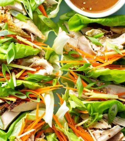 Bobby Flay Chicken Lettuce Wraps