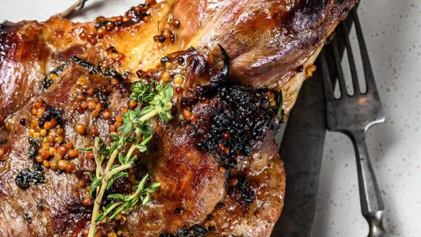 Bobby Flay Grilled Boneless Leg of Lamb