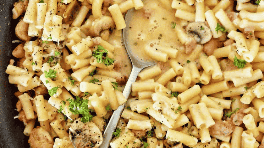 Bobby Flay Mac and Cheese Carbonara
