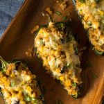 Bobby Flay Stuffed Poblano Peppers