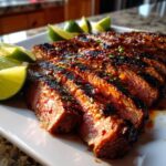 Bobby Flay Flank Steak with Honey-Garlic Glaze
