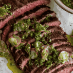 Bobby Flay Grilled Flank Steak with Chimichurri Sauce Recipe