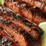 Bobby Flay Flank Steak with Honey-Garlic Glaze recipe